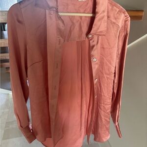 Veronica Beard Coral Blouse